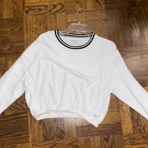 Hollister thin white sweater